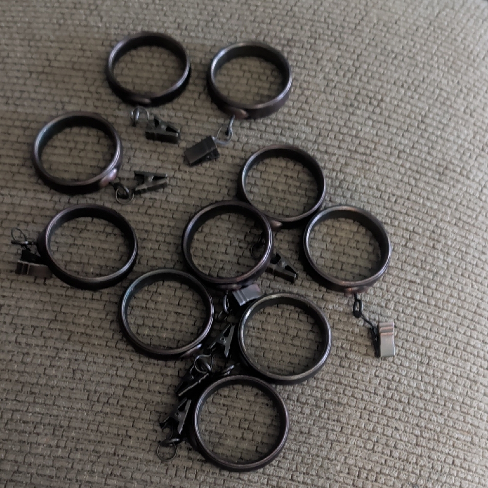 Black Metal Key Rings